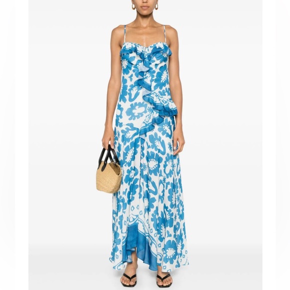 Sandro- Linen Blend Zarelle Dress - Picture 1 of 4